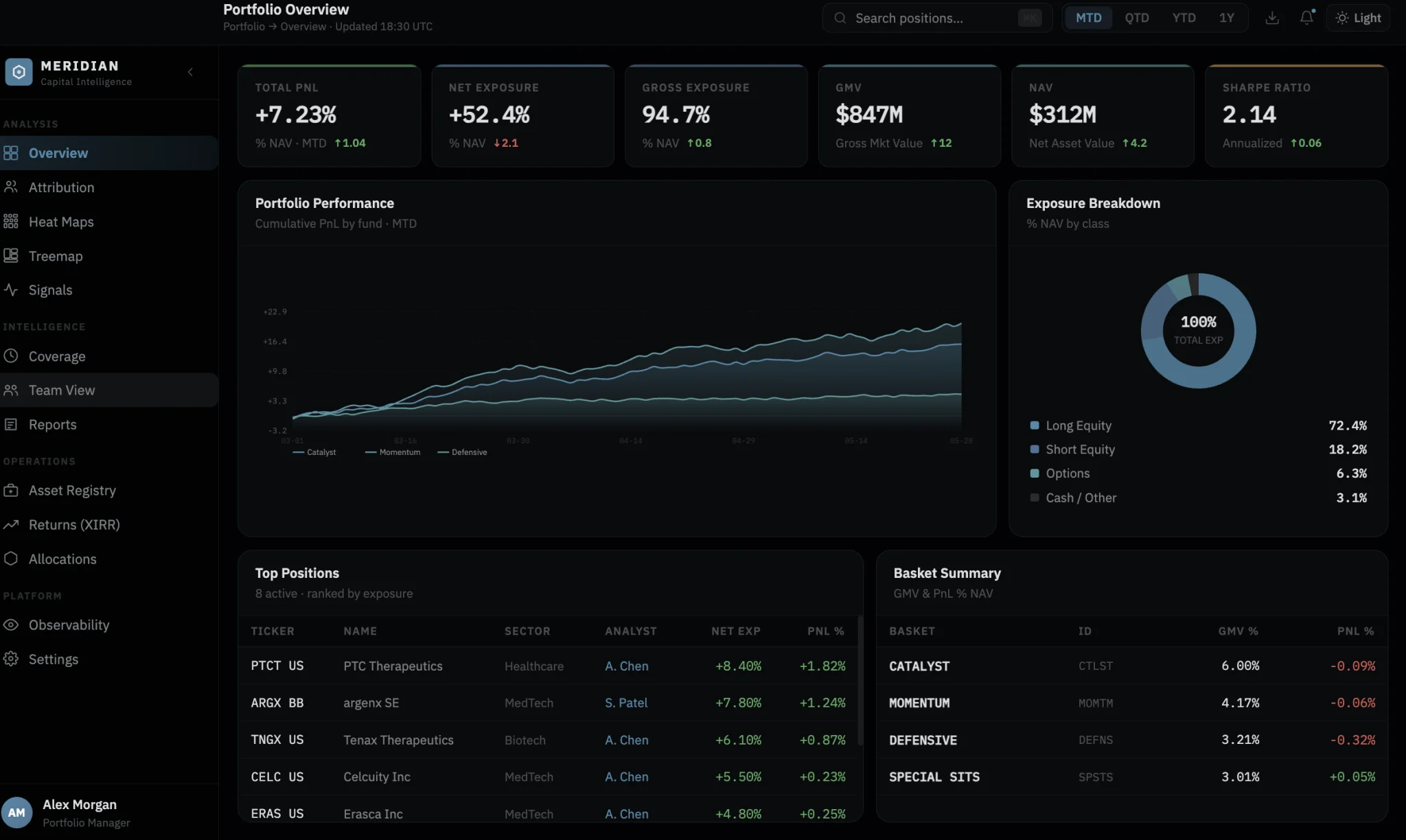 The Meridian portfolio overview