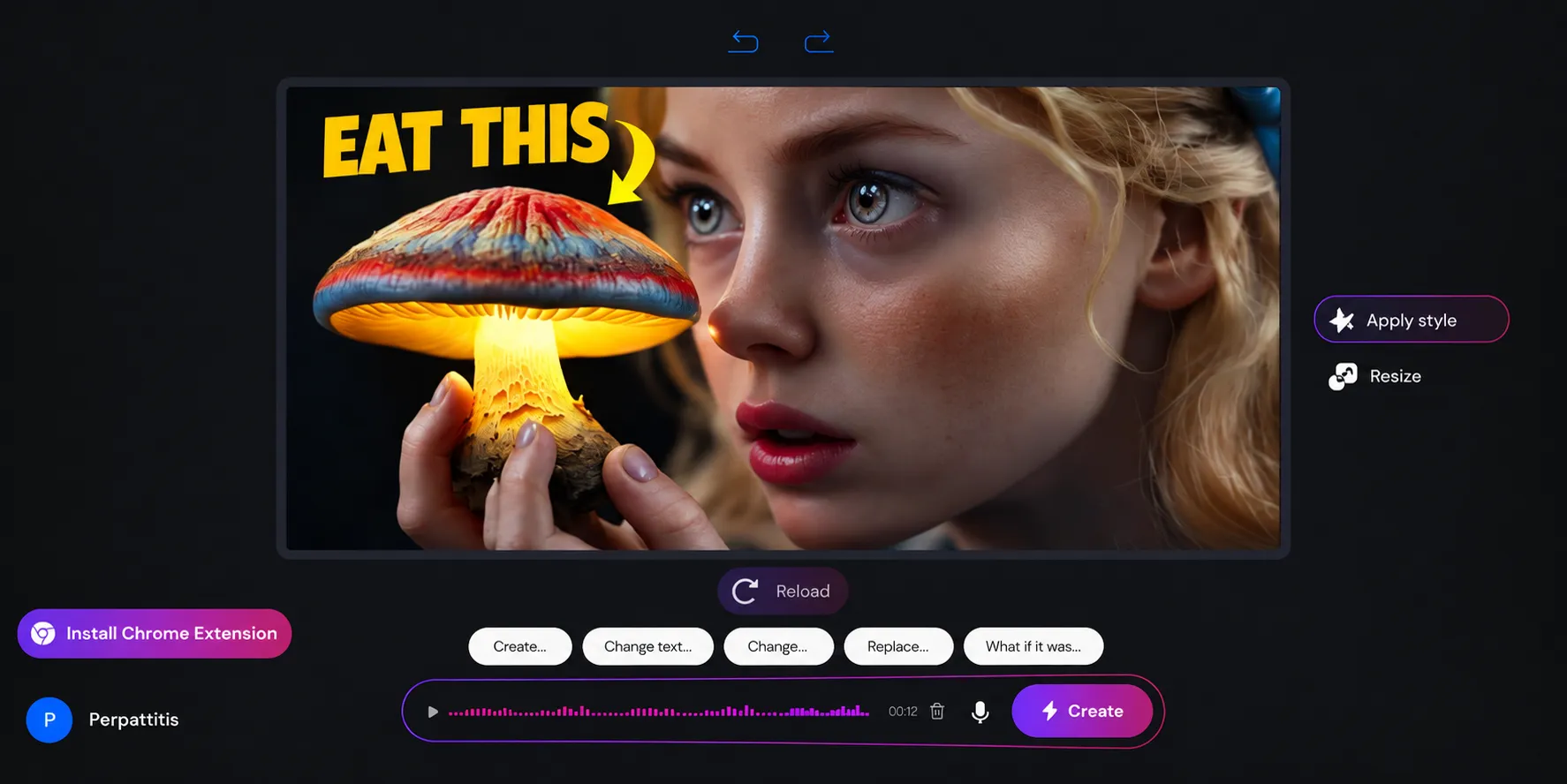 The Phedra editing canvas